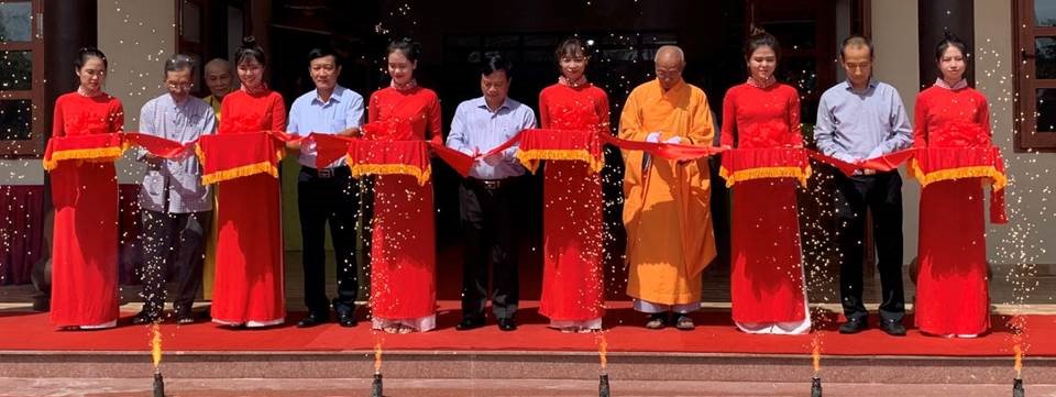 xây dựng & khánh thành công trình điện thờ - nhà biểu diễn CLB võ thuật cổ truyền Chùa Long Phước – Bình Định